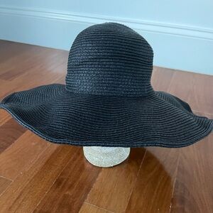 APETERGRIMM Women Black Hat O/S Summer Beach Spring